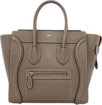 Celine Pre-owned Vintage Tote Bag - Dames - Vintage Shopper - Bruin - ONE Size - Leer - Vintage
