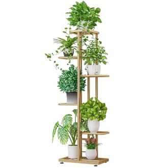 OEM Soporte Para Plantas, 6 Niveles, Almacenamiento Multiusos, Color Dorado