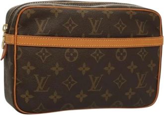 Louis Vuitton Pre-owned Tela clutches - - Pre-owned - Donna - Marrone - ONE SIZE