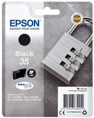 Epson Padlock C13t35814020 Cartucho De Tinta 1 Pieza(s) Original Rendimiento Est&aacute;ndar Negro