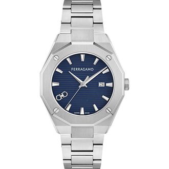 Ferragamo Edge Bracelet Watch, 40mm in Stainless Steel at Nordstrom