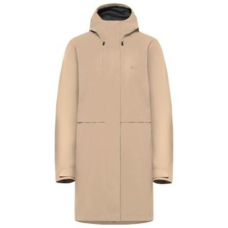 Jack Wolfskin Terraview 2L Coat Mantel f&uuml;r Damen | beige