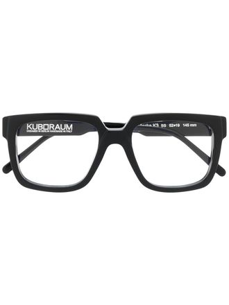 Kuboraum Mask EK3 glasses - unisex - Acetate - One Size - Black