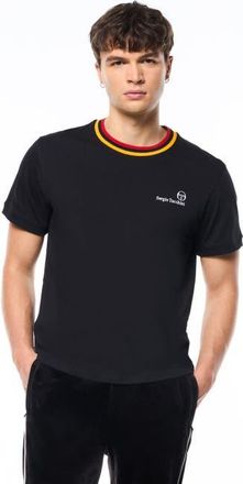 Sergio Tacchini World Champion T-Shirt in Black Beauty at Nordstrom, Size Xxx-Large