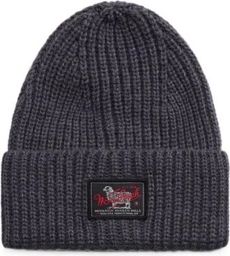 Woolrich Grey Knitted Beanies Cap