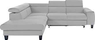 Cotta Ecksofa »Morven L-Form« wahlweise mit Bettfunktion, Bettkasten & Wireless-Charger
