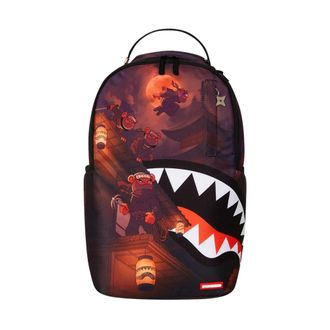 Sprayground Backpacks, female, Multicolor, Size: ONE SIZE City Travel Backpack Shark Dlxv