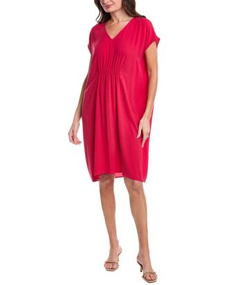 Eileen Fisher Eileen Fisher V-Neck Silk Dress