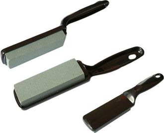 Trade Shop Trade Shop - Affilacoltelli Affilatore Pietra Per Affilare Affila Coltelli Lame Con Manico