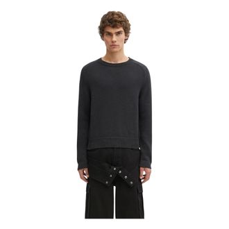 Our Legacy True Roundneck - Heren - Truien - Zwart - Maat: M Wol
