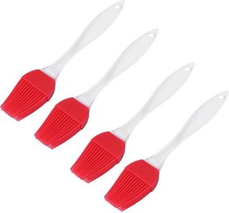 OEM Juego De 7 Brochas Para Aceite, Brochas De Silicona Para Aceite, Resistentes A Altas Temperaturas, Brochas Peque&ntilde;as De Silicona, Miel, Amarillas