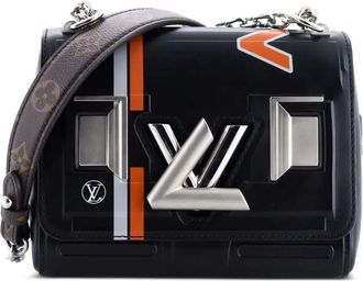 Louis Vuitton Twist Handbag Limited Edition Epi Space leren schoudertas met reli&euml;f - Zwart