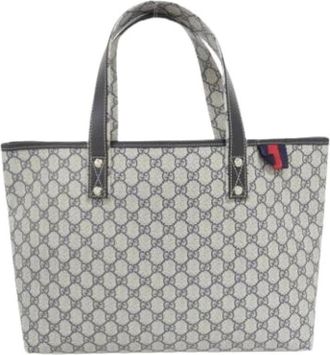 Gucci Pre-owned Tote Bags, female, Gray, Size: ONE SIZE Pre-owned Vintage Tote Bag