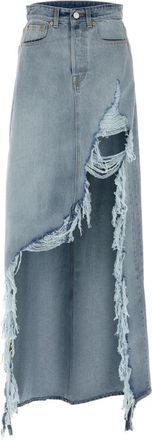 VETEMENTS Dames, Rokken, Blauw, Maat: XS Denim