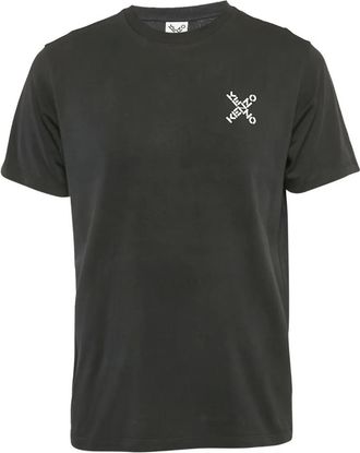 Kenzo T-shirt Little X girocollo 2024 - Nero