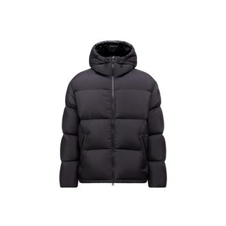 Moncler Meriera Hooded Short Down Jacket Black Size 0