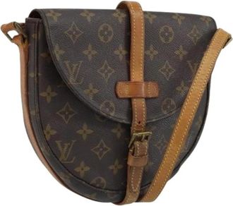 Louis Vuitton Pre-owned Monogram Canvas Schoudertas - Dames - Vintage Schoudertas - Bruin - ONE Size - Leer - Vintage