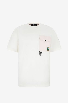 Moncler Materialmix-T-Shirt mit Cargotasche Day-Namic