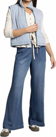 Thread & Supply Brina Vest In Light Denim