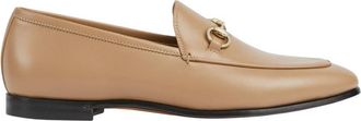 Gucci Jordaan Horsebit Leather Loafers, Brand Size 38.5 ( US Size 8.5 )