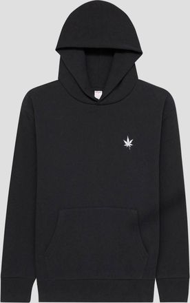 Boast Unisex Fleece Hoodie In Black