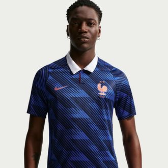Nike FFF 2026 Stadium Home Nike Mens Dri-FIT Soccer Replica Jersey in Blue | IB5300-480