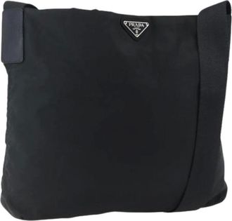 Prada Pre-owned Cross Body Bags, female, Black, Size: ONE SIZE Pre-owned Vintage Shoulder Bag