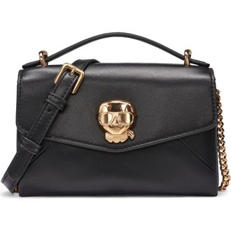 Karl Lagerfeld Chantaye Crossbody in Black/gold at Nordstrom
