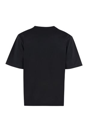 Dsquared2 Womens Short-Sleeve Printed Cotton T-Shirt Black T-Shirts & Jerseys