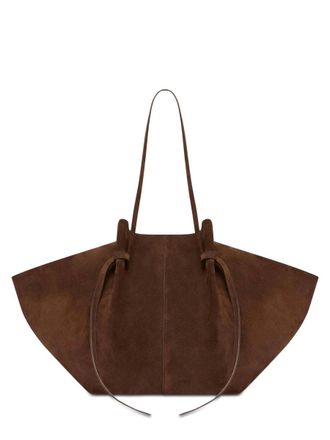 Yuzefi Womens Large Mochi Bag Brown Shoulder