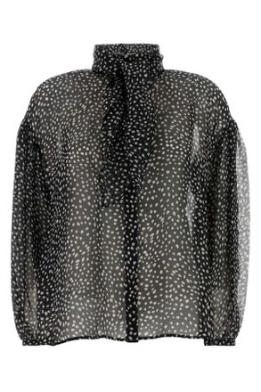 Max Mara Printed Silk Etere Blouse