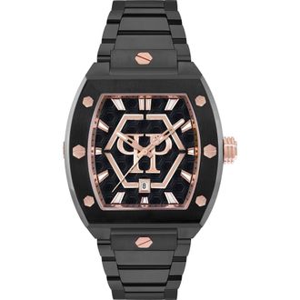 Philipp Plein The Hexagon Phantom Bracelet Watch, 44mm x 56.2mm in Ip Black at Nordstrom