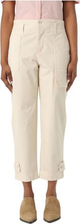 Pinko Mujer, Pantalones, Beige, Talla: S