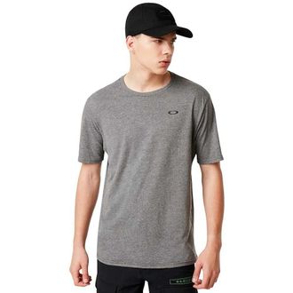 Oakley SI Si Flag Tee, Athletic Heather Grey, XL