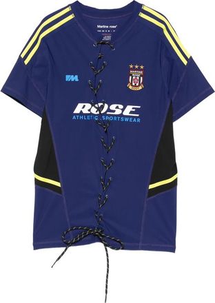 Martine Rose Lace-up Stripe T-shirt