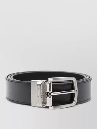Emporio Armani grained leather belt