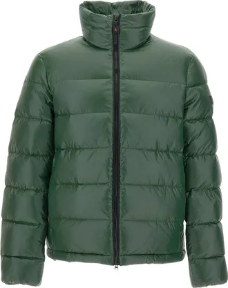 Peuterey Quilted Down Jacket With High Collar And Cropped Silhouette