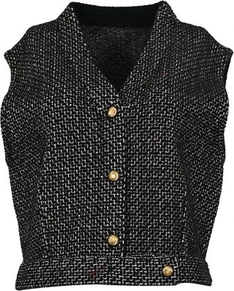 Maicazz Phina Vest - Dames - Bodywarmers - Zwart - L - Wol - Jassen