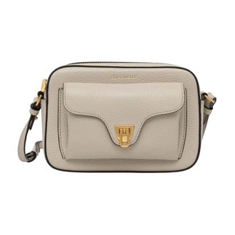 Coccinelle Beat Soft Crossbody Bag - Dames - Tassen - Beige - Maat: ONE Size Leer