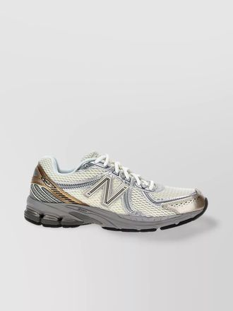 New Balance breathable mesh lightweight metallic sneakers