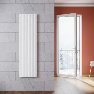 Elegant Lighting Elegant - Radiadores De Agua Caliente 1600 X 465 X 48 Mm,radiador De Sal&oacute;n Potencia 744 W,monocapa Vertical,conexiones Centrales G 1/2 - Blanco