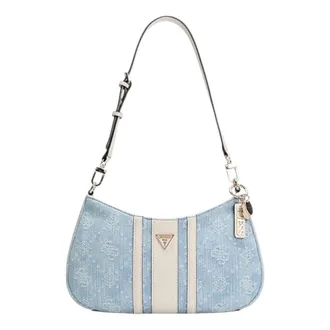 Guess Tassen, Dames, Blauw, ONE Size, Noelle Schoudertas
