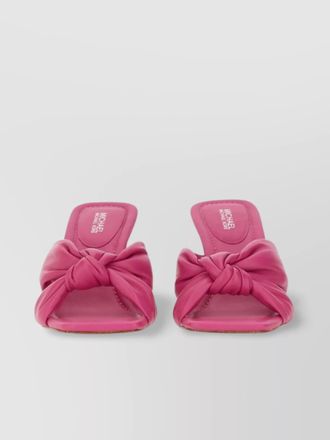 Michael Kors leather elena sandals