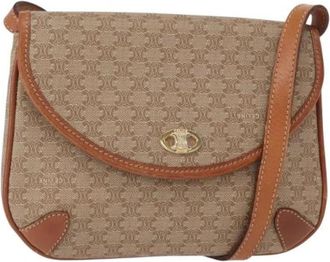 Celine Pre-owned Vintage Cross Body Bag - Dames - Vintage Schoudertas - Beige - ONE Size - Vintage
