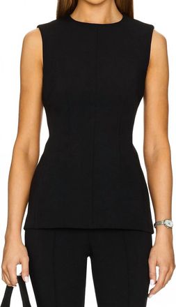 Veronica Beard Faith Tank Top In Black