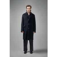 Geoffrey B. Small Pure Alashan Cashmere 3-ply Fully-Lined Como Silk Long Coat