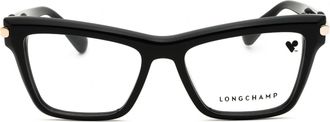 Longchamp LO2766N Cat Eye Acetate Eyeglasses - Black