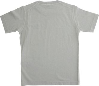 Stone Island Boys Grey T-Shirt With Round Neck And Logo Patch Cotton T-Shirts Polos