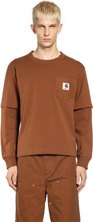 sacai Carhartt WIP Cotton Jersey L/S T-Shirt