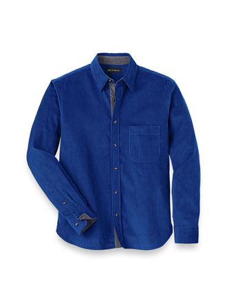 Paul Fredrick Slim Fit Cotton Corduroy Casual Shirt